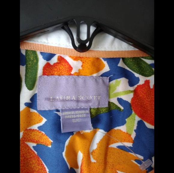 Laura Scott Multicolor Orange Blue Green Size S - Picture 3 of 3